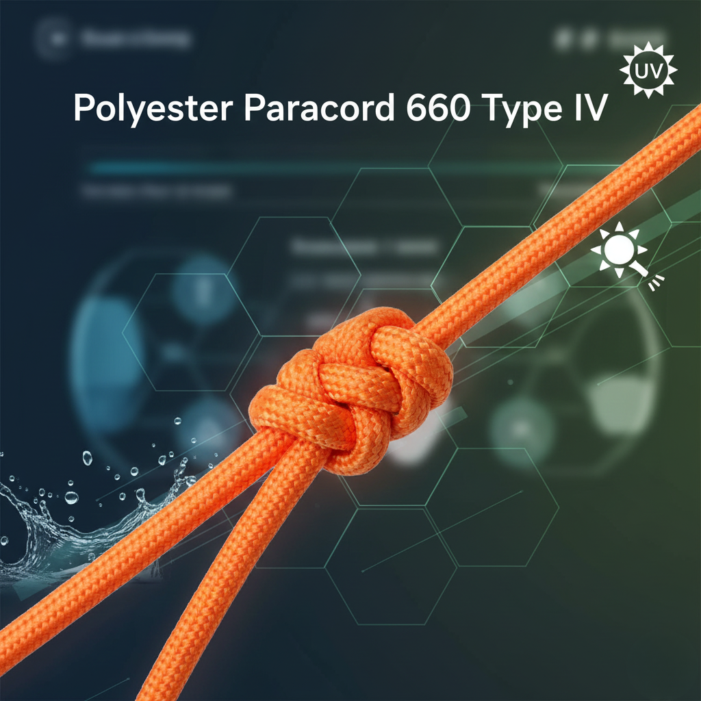? Gücün ve Dayanıklılığın Sırrı: Polyester Paracord 660 Type IV İpleri