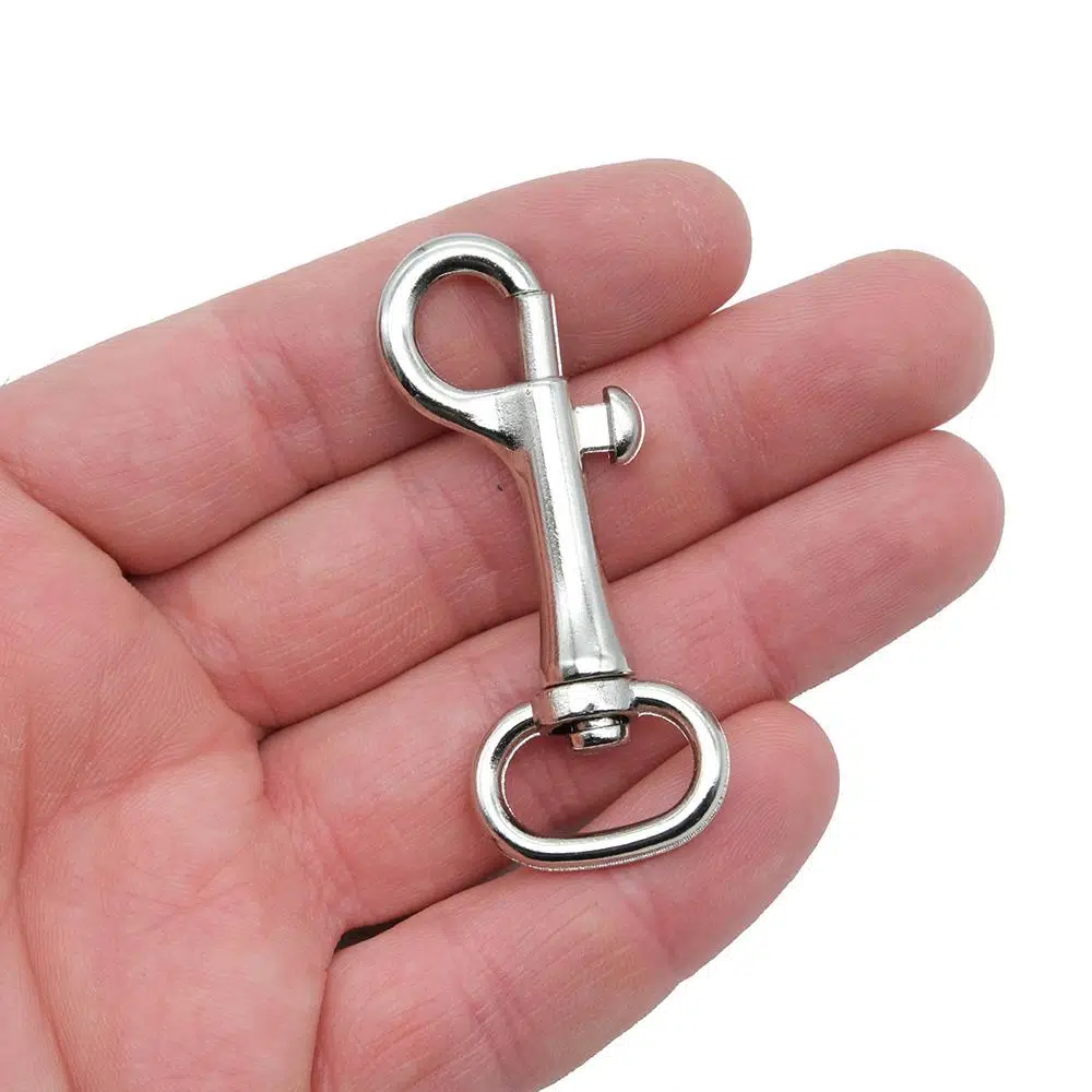Paracord Aksesuar 1.7 Gemici Anahtarlık Kanca MAK18 Nikel Renk