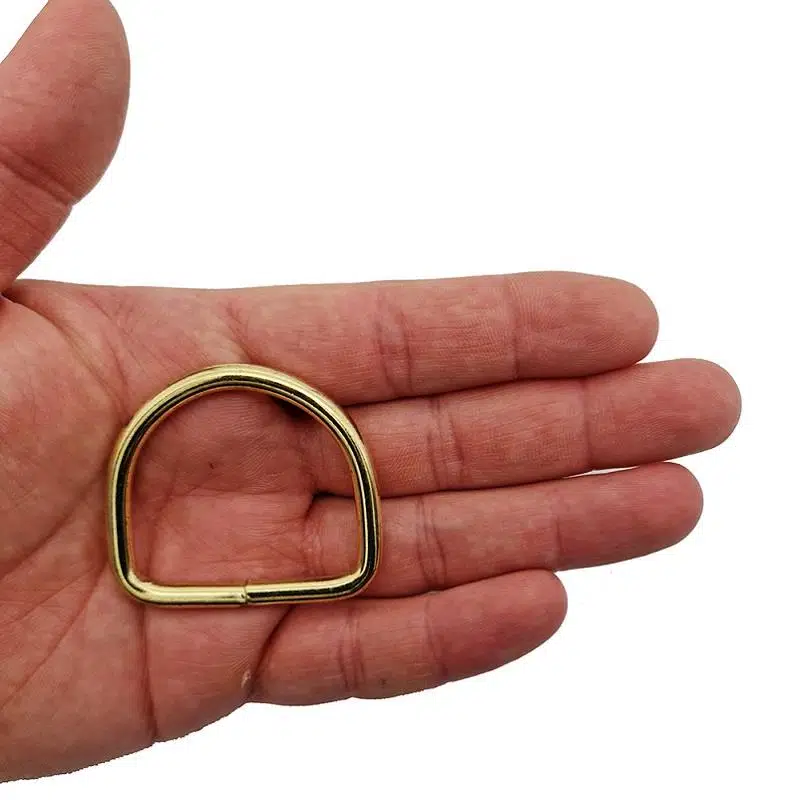 Metal D Halka 4 cm Mak109 - Gold