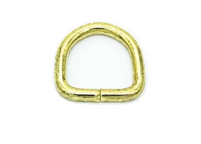 Paracord Aksesuar Çanta, Tasma, Bağlantı Metal D Halka 2 cm MAK106 - Gold