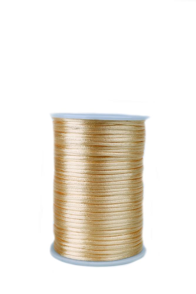 Floş İp 2 mm Altın Renk 1 Makara Floş İp 2 mm Altın Renk 1 Makara