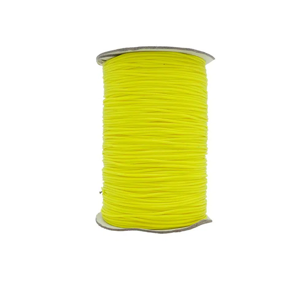Paracord Aksesuar Bileklik ve Hobi Kore İpi 1 mm 1 Metre Fosfor Sarı 