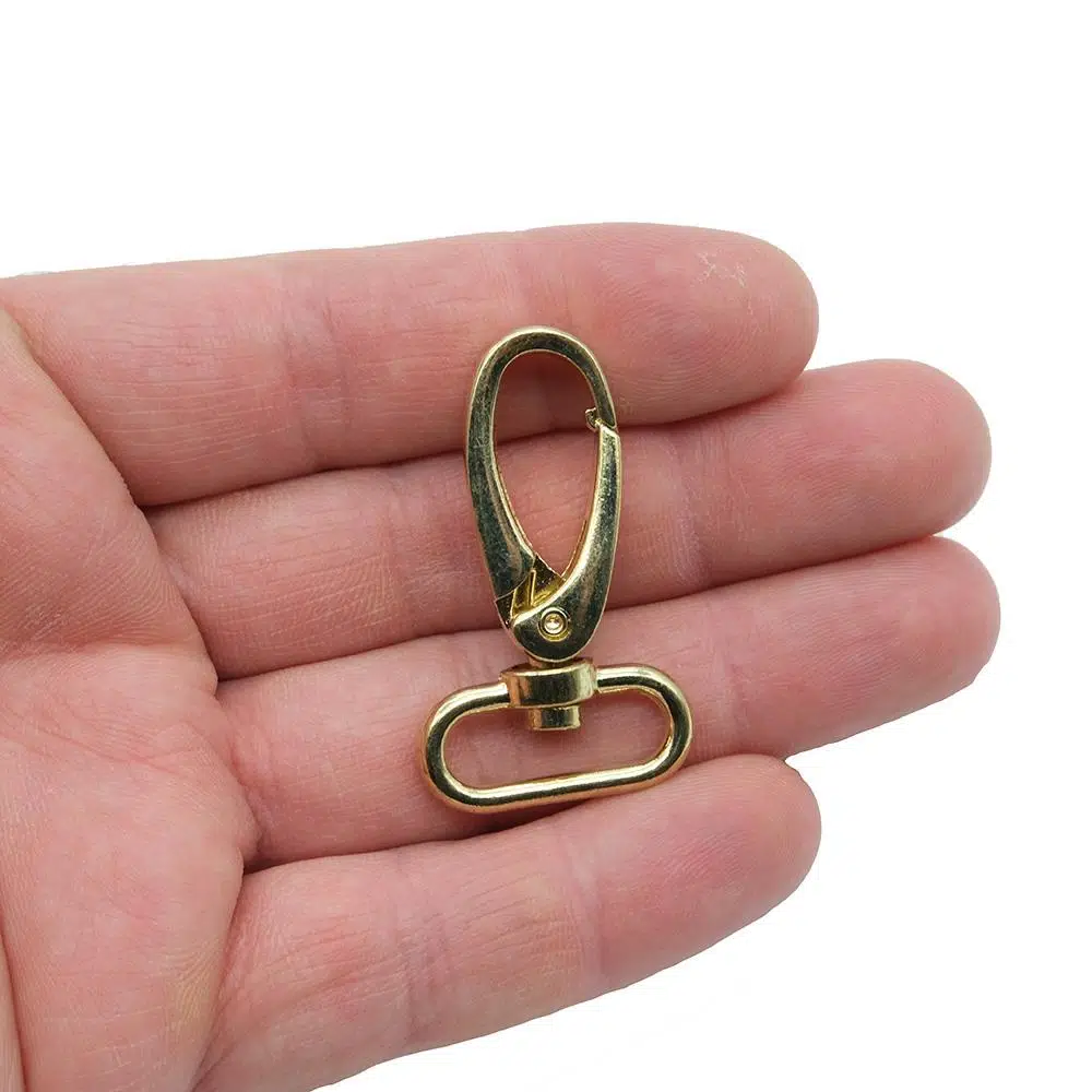 Paracord Aksesuar İnce Akrep Kanca 2 cm MAK137 Nikel Renk - Gold