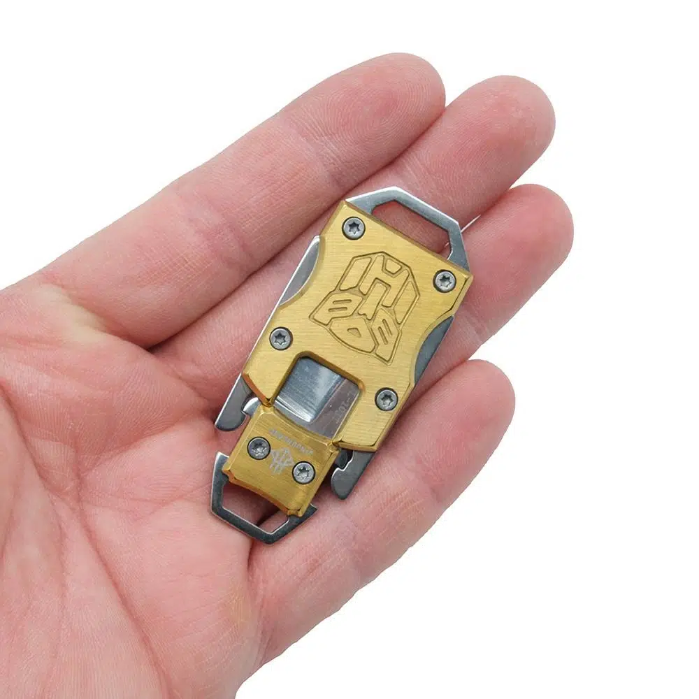 Paracord Bıçaklı Transformers Klips Gold Renk 