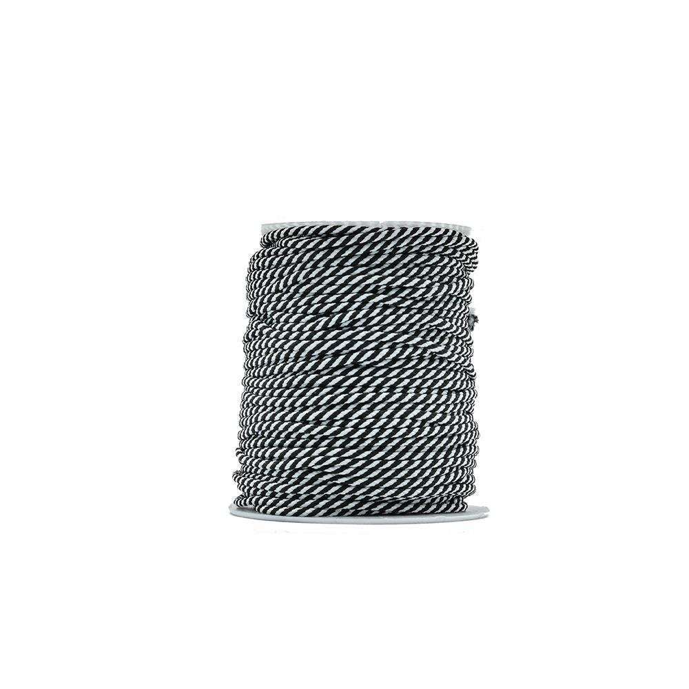 Paracord İp 2 mm Beyaz Desenli No:24