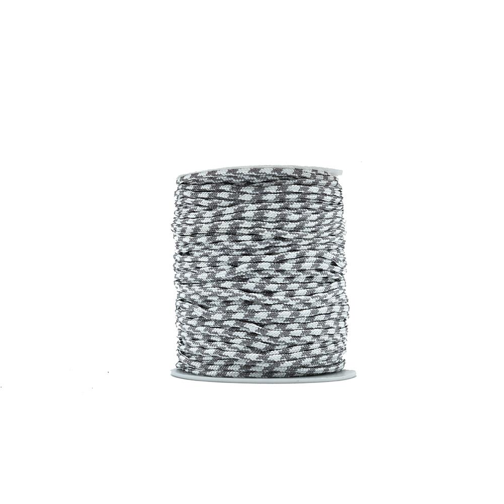 Paracord İp 2 mm Gri Desenli No:23