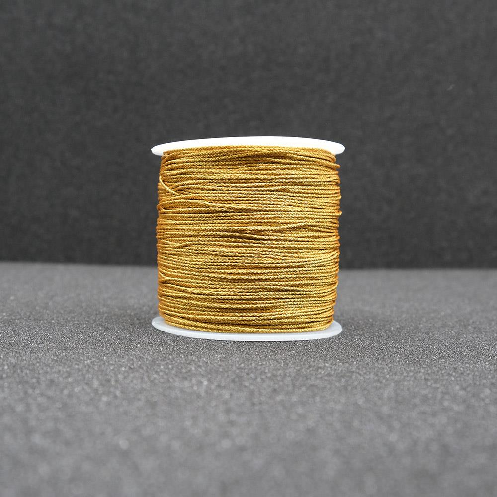 Paraşüt İpi 0,8 mm Simli Altın