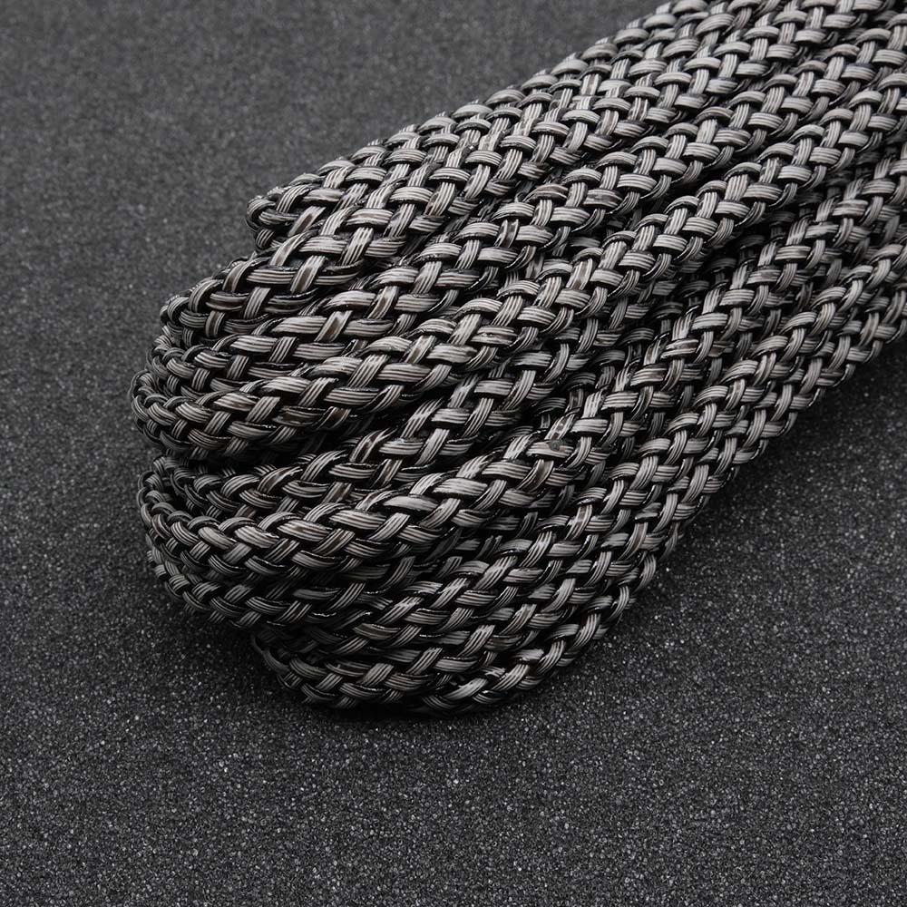 Saç Örgü Deri Gri 8 mm 1 Metre Saç Örgü Deri Gri 8 mm 1 Metre
