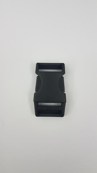 Siyah Plastik Çanta Kilidi 2.5 cm