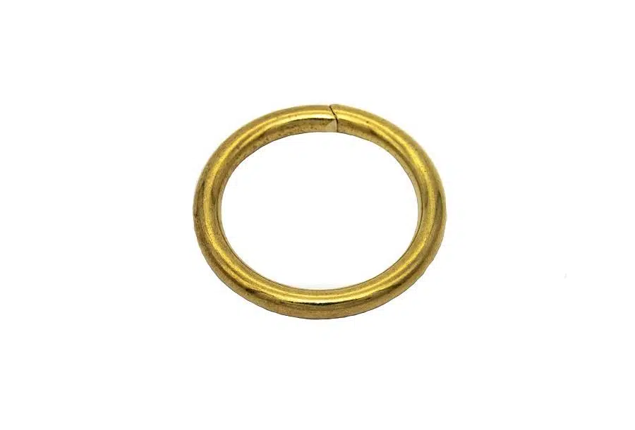 Paracord Aksesuar Bileklik,Hobi Bağlantı Metal Yuvarlak Halka 4 cm MAK104 - Gold