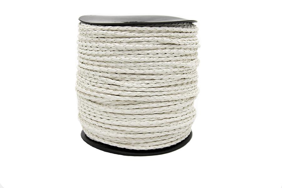 Tüp Örgü Deri Beyaz 2,5 mm 1 Metre Tüp Örgü Deri Beyaz 2,5 mm 1 Metre