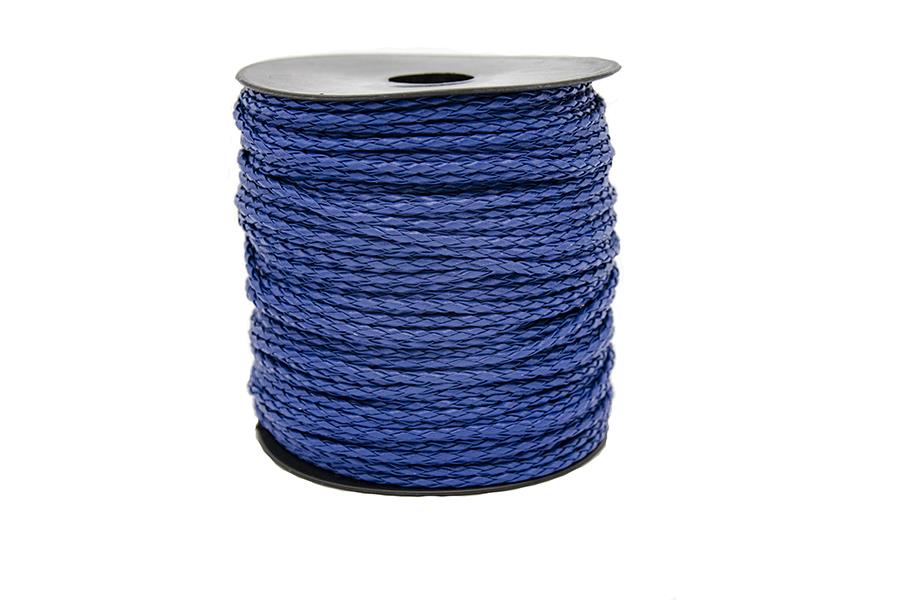 Tüp Örgü Deri Mavi 2,5 mm 1 Metre Tüp Örgü Deri Mavi 2,5 mm 1 Metre
